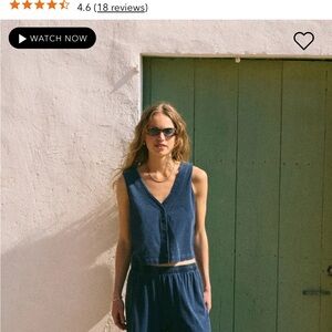 Z Supply Blue Cropped pants